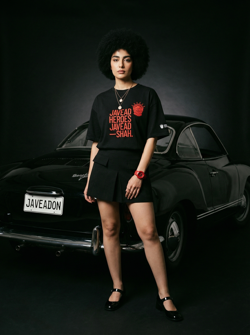 Javead Tee / Unisex / Black