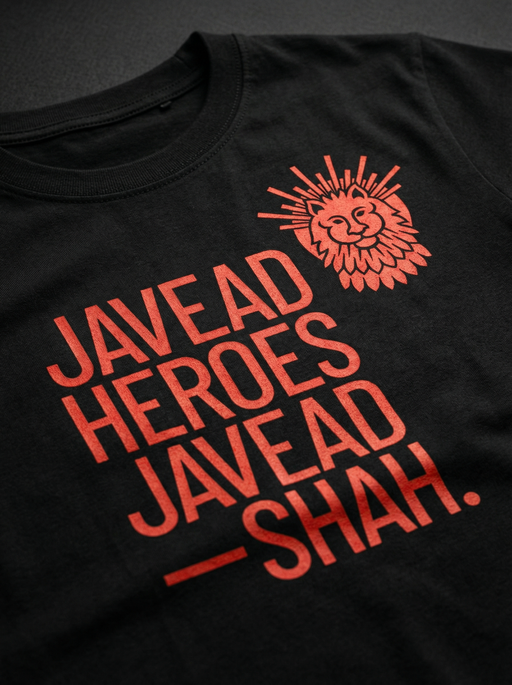 Javead Tee / Unisex / Black