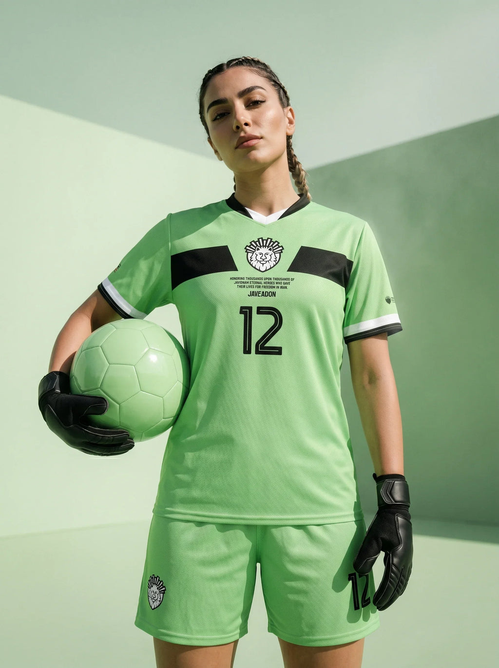 Lion & Sun Goalkeeper Unisex Jersey / Green