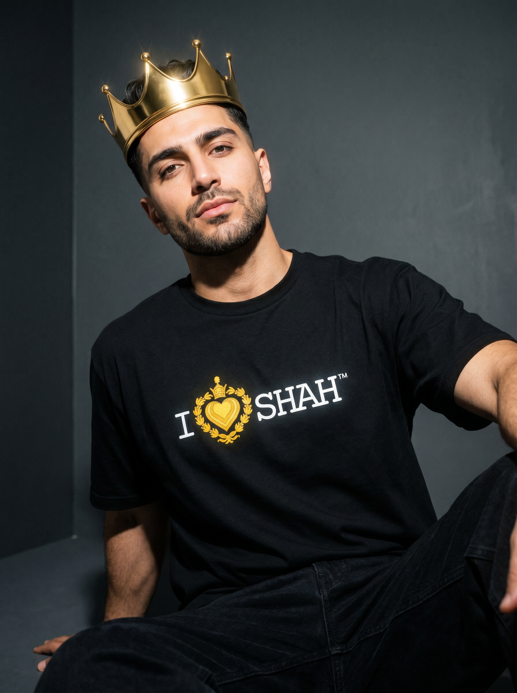 I Love Shah Unisex Tee / Black