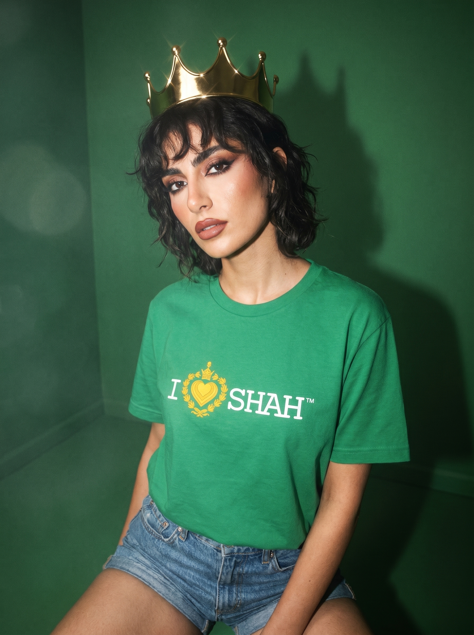 I Love Shah Tee / Green