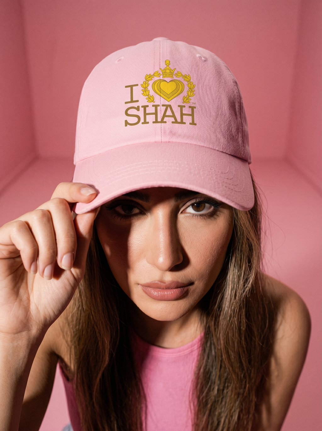 I Love Shah Cap / Peach