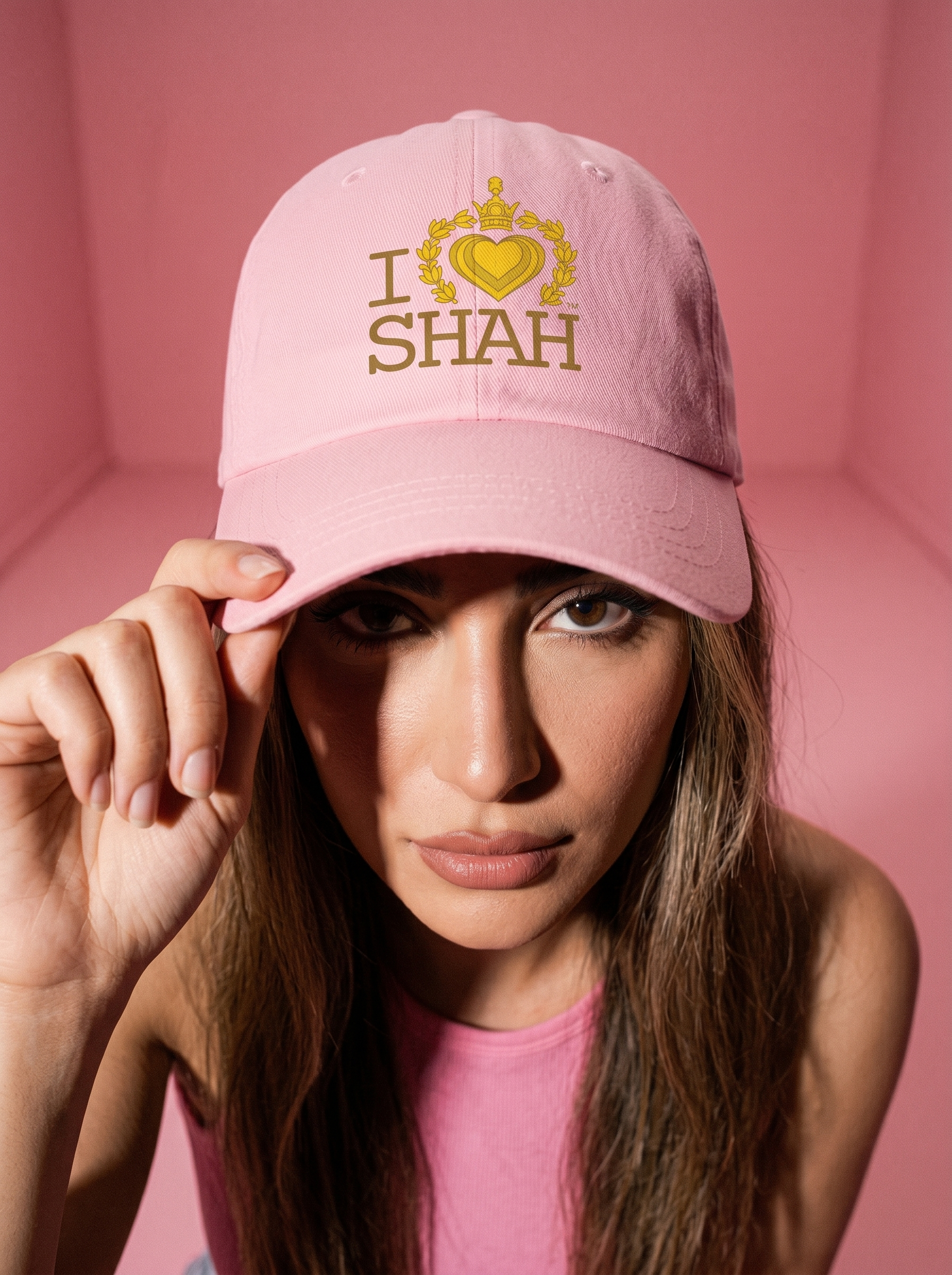 I Love Shah Cap / Peach