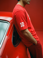 1998 Cotton Unisex Tee / Red