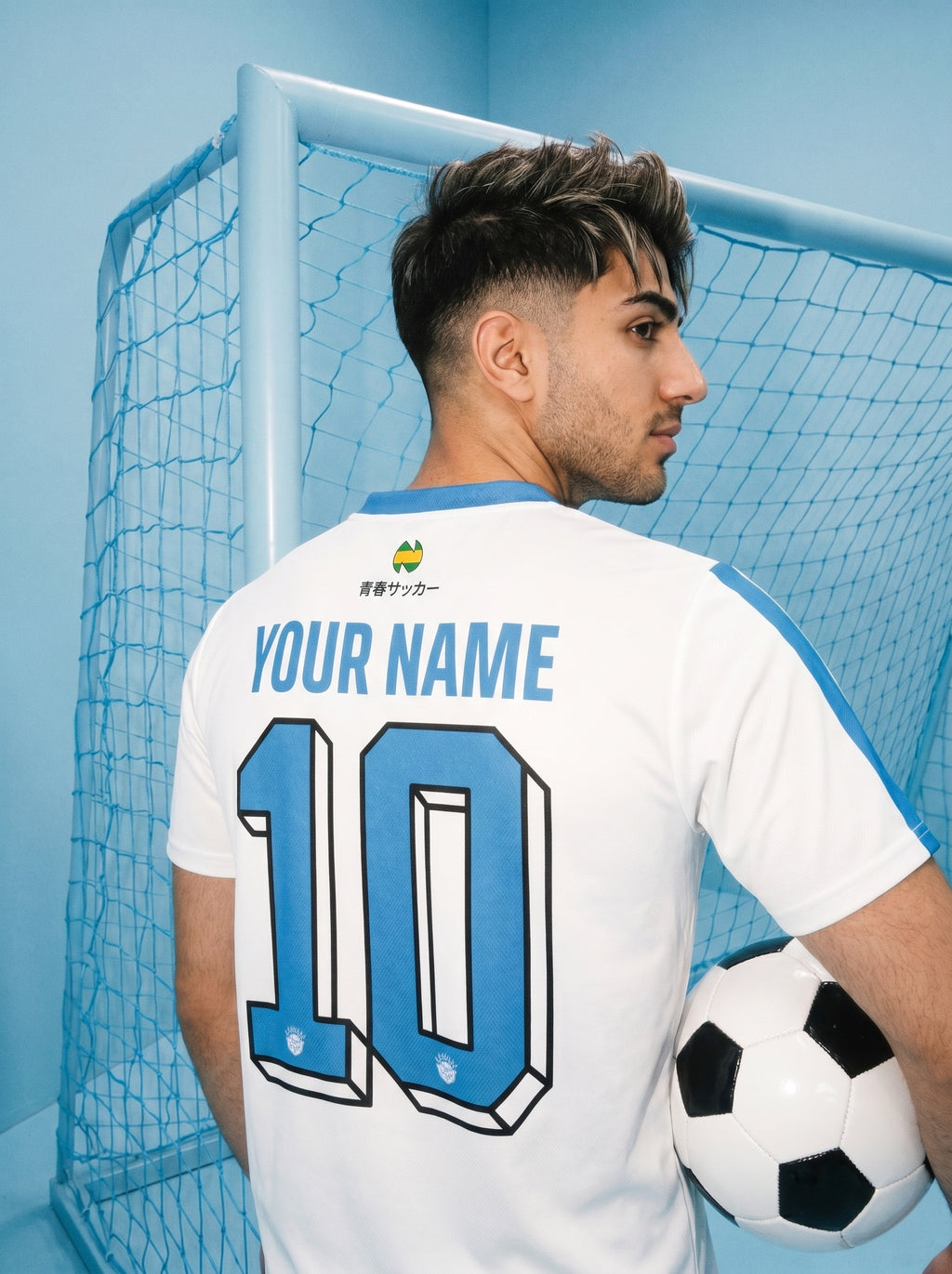 Nostalgic Anime Unisex Jersey / Neo Blue