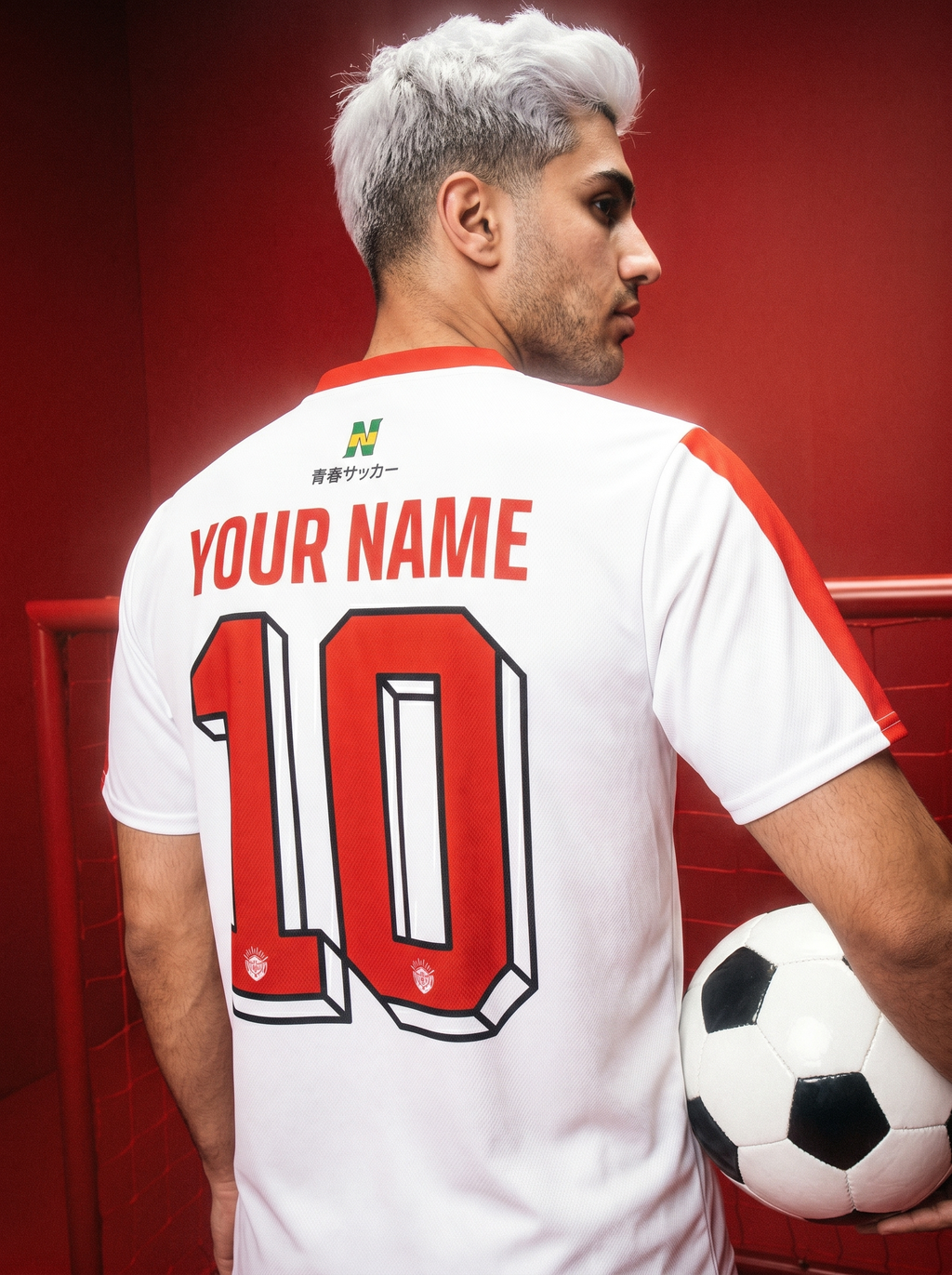 Nostalgic Anime Unisex Jersey / Neo Red