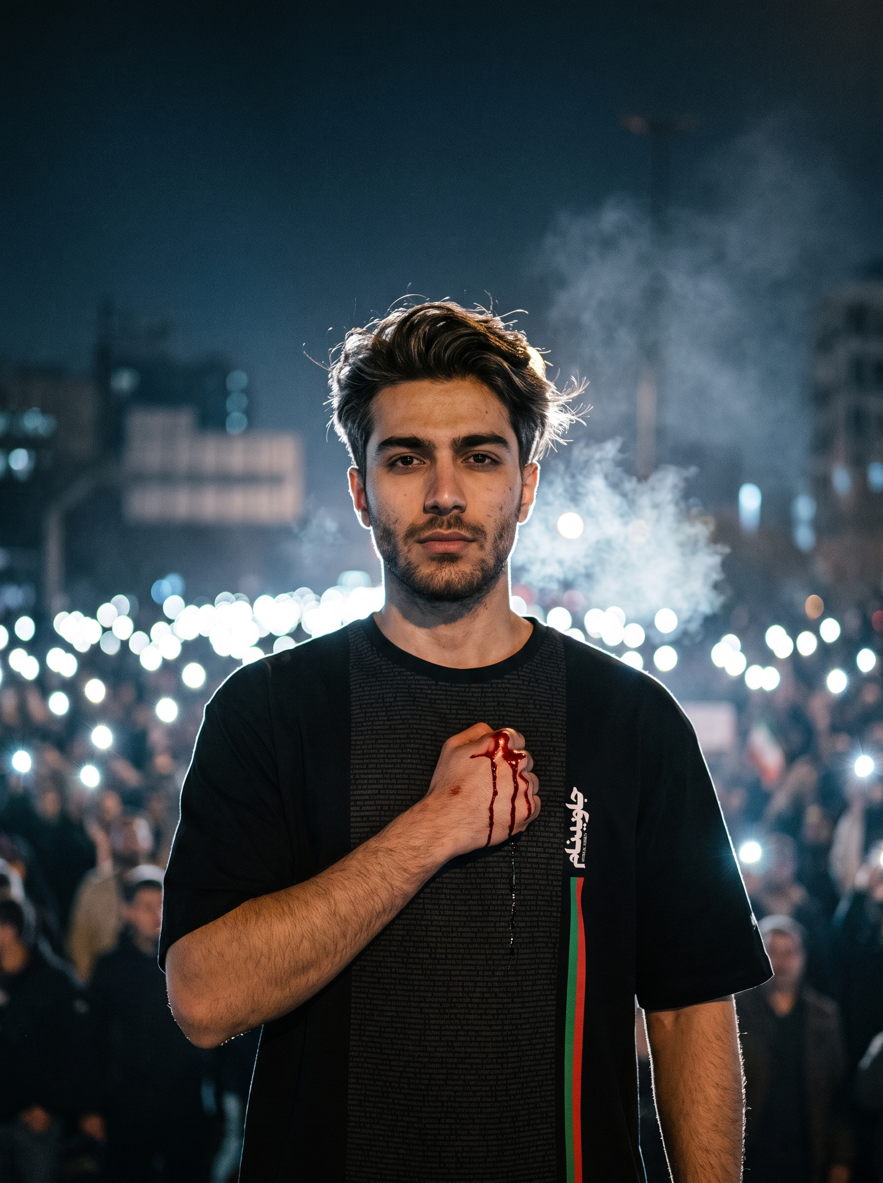 Javidnam 1615 Names Tee / Black