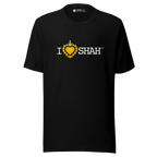 I Love Shah Unisex Tee / Black