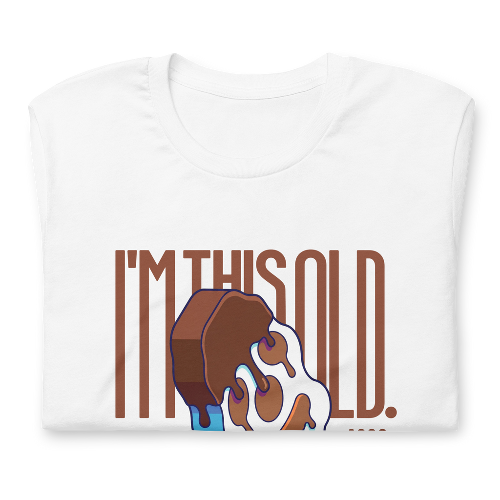 Nostalgic Ice Cream Unisex Tee / White