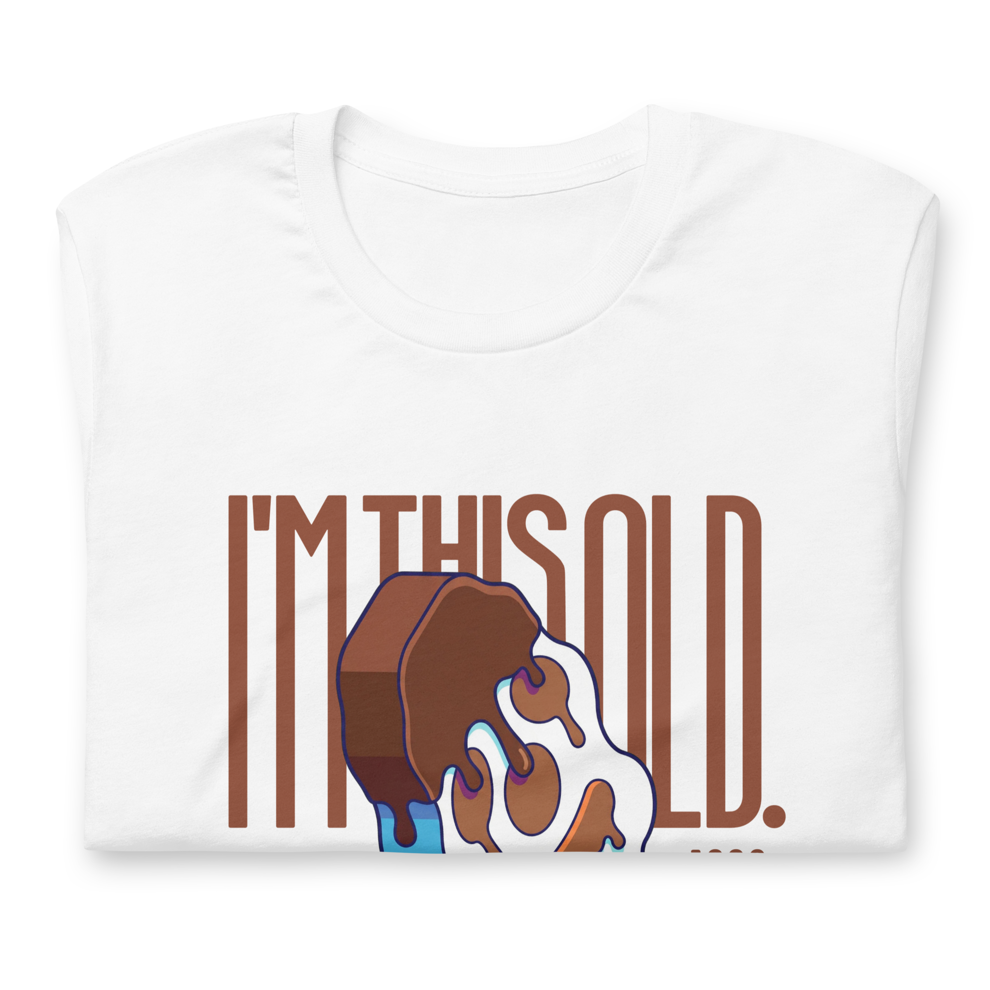 Nostalgic Ice Cream Unisex Tee / White