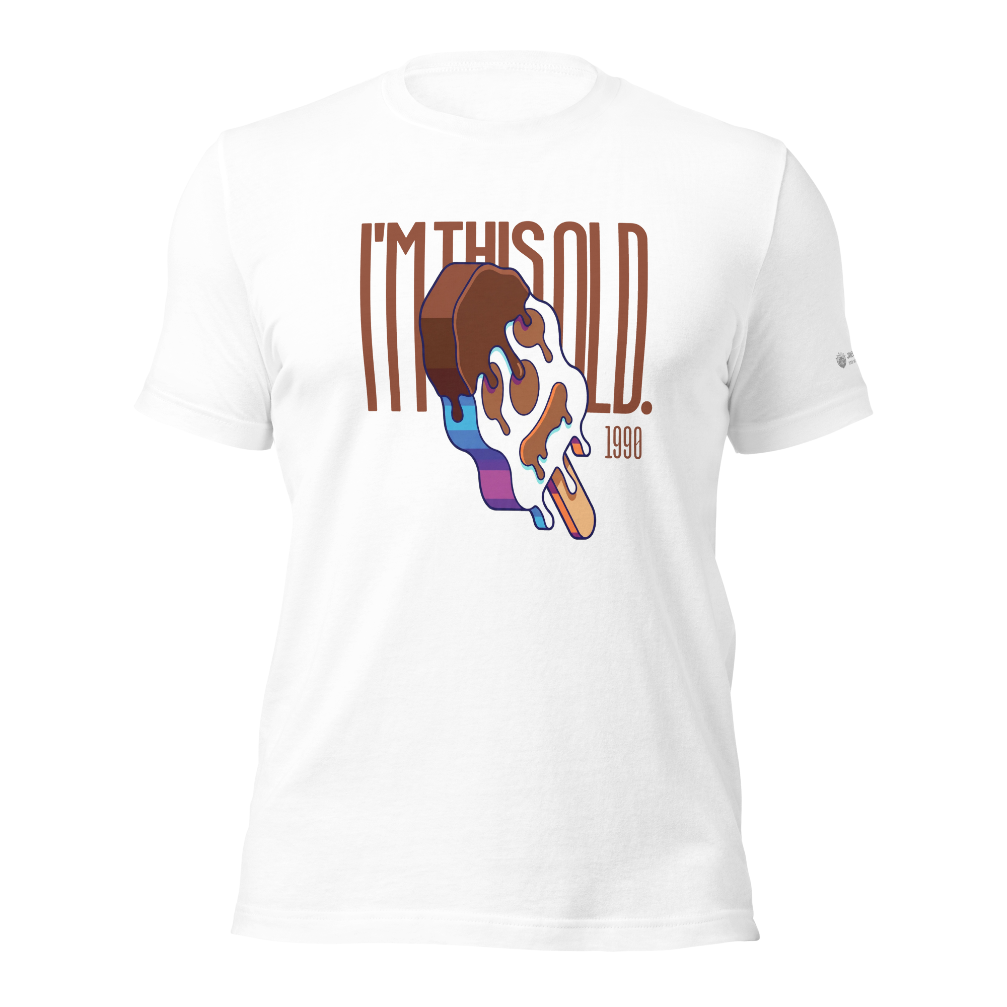 Nostalgic Ice Cream Unisex Tee / White