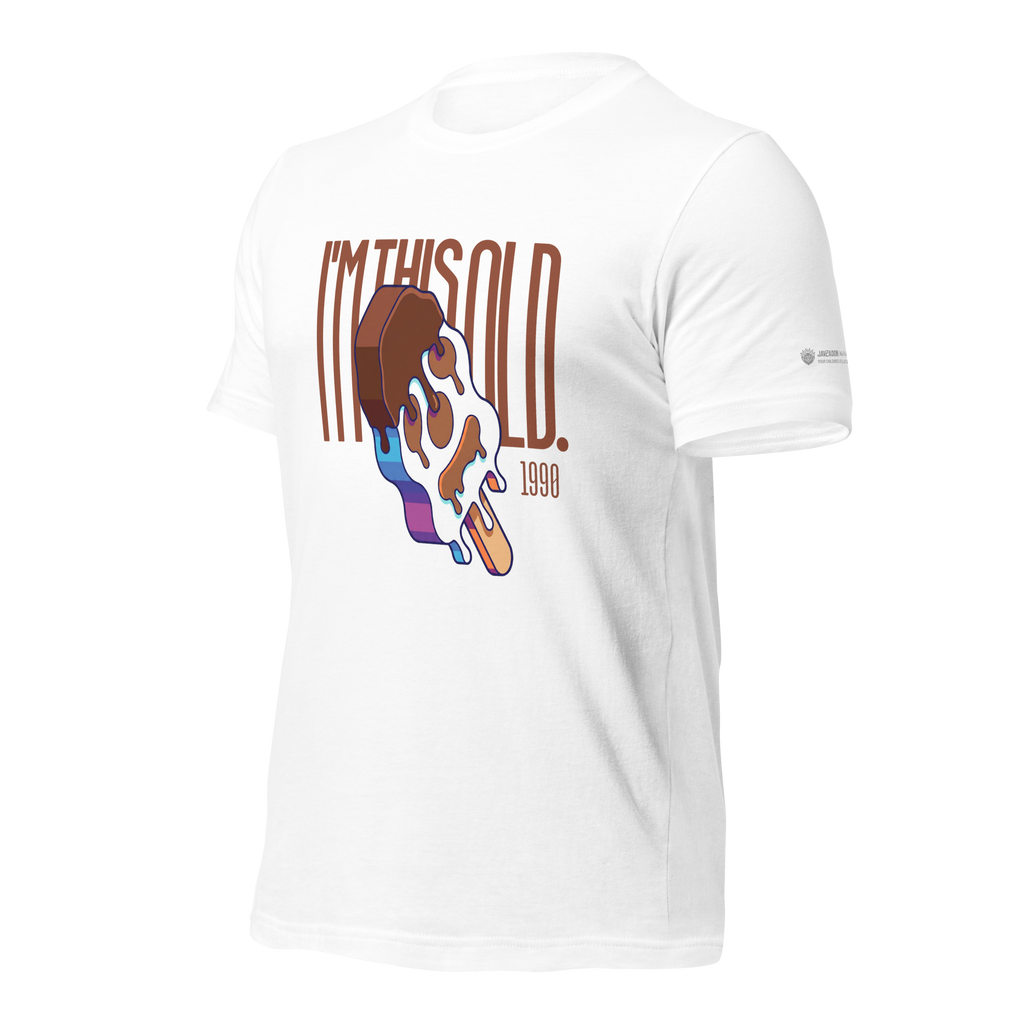 Nostalgic Ice Cream Unisex Tee / White