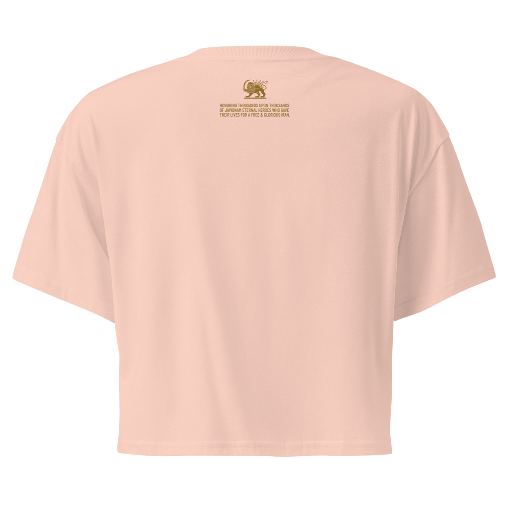 I Love Shah Crop / Peach