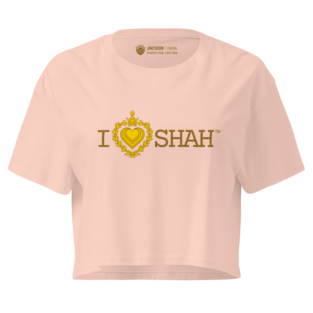 I Love Shah Crop / Peach