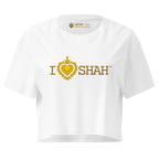 I Love Shah Crop / White